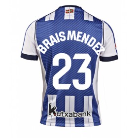 Pánské fotbalový oblečení Real Sociedad Brais Mendez #23 Domácí košile 2025-26 Krátkým Rukávem